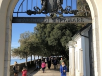 2018 12 30 Triest Schloss Miramare Eingang zum Park