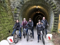 2018 12 31 Fahrt nach Izola durch Tunnel