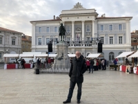 2018 12 31 Piran Tartini Square mit Musikerdenkmal