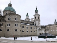 Residenzplatz in Salzburg ist gesperrt