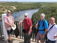 2019 02 12 Makasutu Blick vom Aussichtsturm auf  Nebenarm des Gambia River