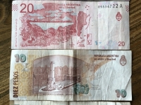 Argentinische Pesos Rückseite