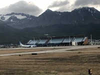 Flughafengebäude in Ushuaia