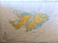Falklandinseln Detailkarte mit über 400 Inseln