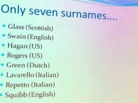 8 Familiennamen gibt es auf Tristan da Cunha für 265 Einwohner