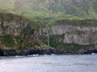 Wasserfall auf Gough Island