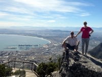 2019 03 23 Tafelberg Blick auf Kapstadt vom Felsen