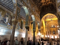 2019 05 29 Palermo Königlicher Palast vor wunderschöne Kapelle Palatina