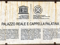 Italien Arabisch normanisches Palermo und Kathedralen von Cefalu Tafel 1 Königspalast Palermo
