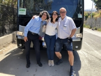 2019 05 30 Cefalu mit Busfahrer Angelo und RLin Gloria