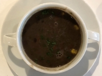 Suppe Schwarzbohnensuppe