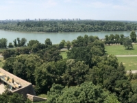2019 07 21 Belgrad Zusammenfluss von Save und Donau