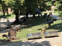 Dinosaurierausstellung bei der Belgrader Festung
