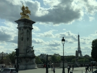 Erster Blick auf den Eiffelturm