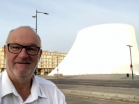 2019 08 03 Le Havre Vulkan Haus der Kunst von Oscar Niemeyer