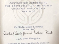 Swidnica Friedenskirche Unesco Tafel 1
