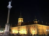 2019 08 26 Warschau Königsschloss in der Nacht
