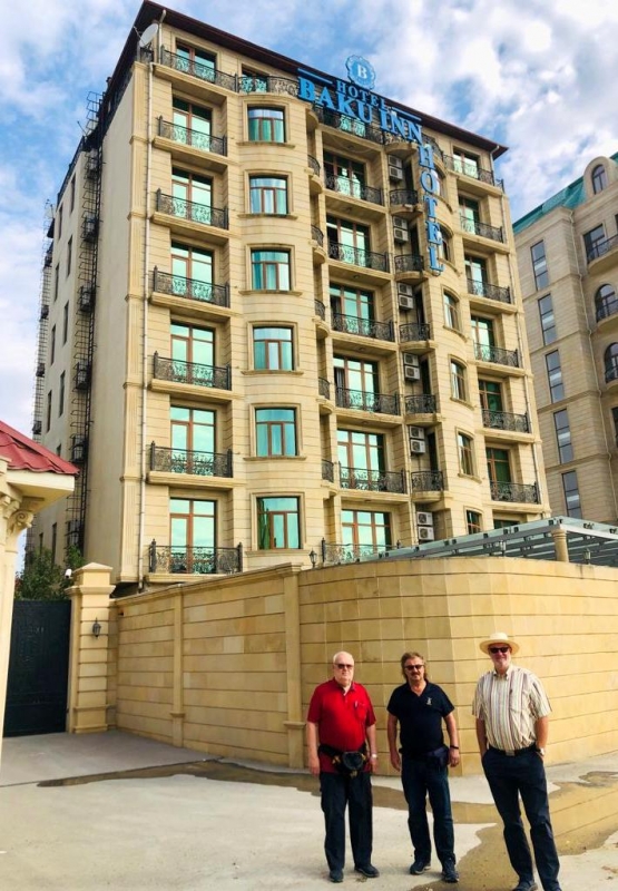 2019 09 12 Baku vor unserem Hotel
