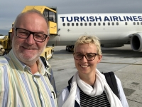 Unser Flieger nach Istanbul