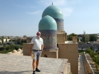 2019 09 28 Samarkand Nekropole Shaki Zinda Dachterrasse
