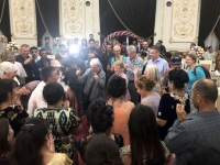 2019 09 29 Samarkand Hochzeitsfeier in der Nachbarschaft