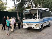 2019 09 29 Samarkand Privater Bus zum Abendessen beim RL