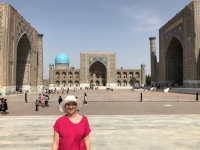 2019 09 29 Samarkand Registanplatz Jutta