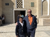 2019 10 01 Usbekistan Historisches Zentrum von Buchara mit RL Abdulaziz