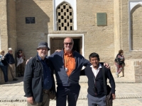 2019 10 01 Usbekistan Historisches Zentrum von Buchara mit beiden RL