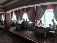 2019 10 03 Taschkent Hotel Usbekistan Mittagessen im 17 Stock