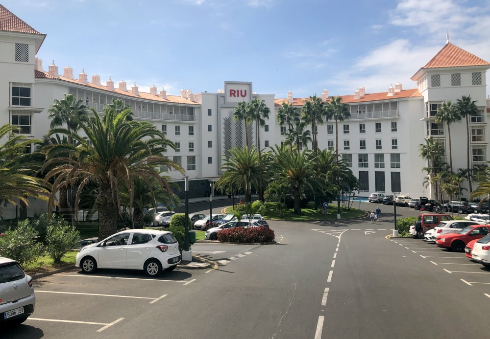 2019 10 19 Unser Hotel RIU Arecas von Norden