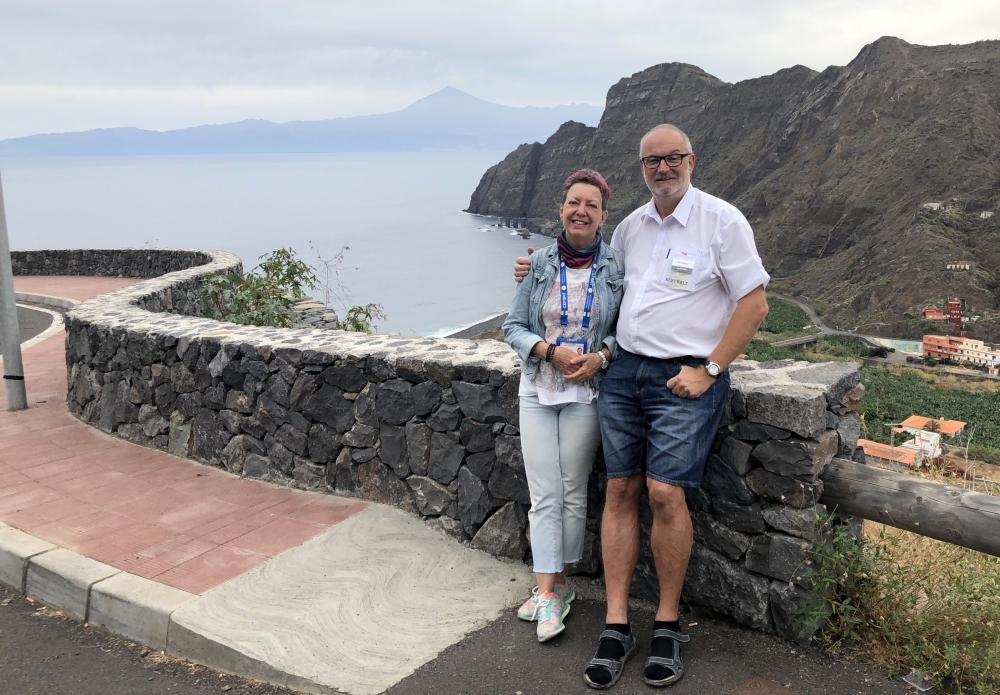 2019 10 25 Ausflug nach La Gomera RLin Gisela oberhalb Humigua