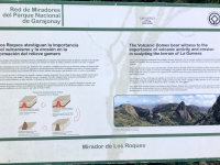 Spanien Nationalpark Garajonay Kanaren auf Insel La Gomera Tafel 1