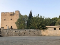 Burg von Kolossi bei der Heimfahrt
