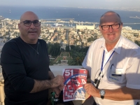 2019 11 28 Haifa mit Blick auf die Bahai Gärten und RL Ameed FC Bayern Magazin