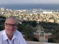 2019 11 28 Haifa mit Blick auf die Bahai Gärten