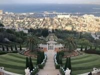 Haifa Bahai Gärten von oben
