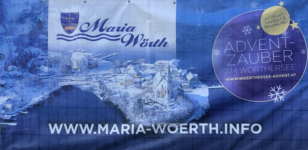 Plakat für den Adventzauber in Maria Wörth