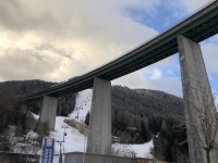 Brennerautobahnbrücke in Stainach am Brennr