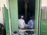 Auch in der Moschee wird gebetet