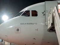 Unser Flieger von Dakar nach Lissabon