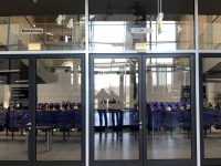 Blick in den Plenarsaal auf die Bundestagssitzung