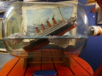 2020 07 07 Neuharlingersiel Budelschiff Museum Untergang der Titanic