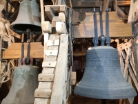 2020 07 12 Stralsund Glocken in den Marienkirche