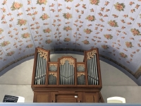 Orgel in der Kirche in Klosters