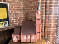 Modell der Kirche St Marien