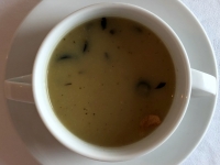 Suppe Geröstete Aubergine Zucchnisuppe