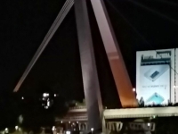 Ufo auf der Donaubrücke