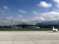 Blick auf den Hangar 7