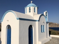 Kirche beim Strand Perama